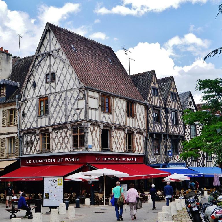 Les Volets Bleus - Au Calme avec petit Jardin et Patio - 3 appartements - Appartement - Vue sur Jardin - 16