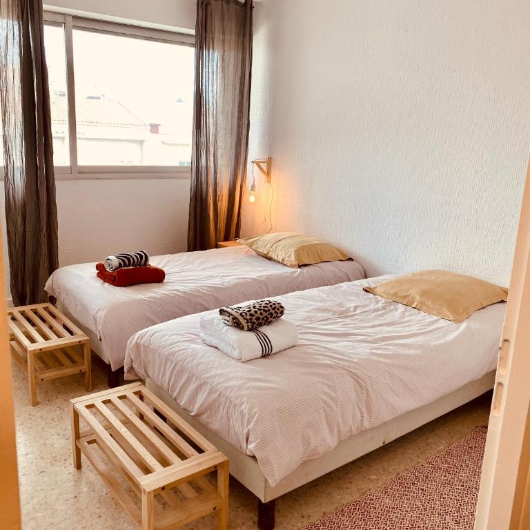 Rose des sables- Appartement familial - terrasse - parking- 1ere ligne Mer Carnon - Appartement 2 Chambres - 11
