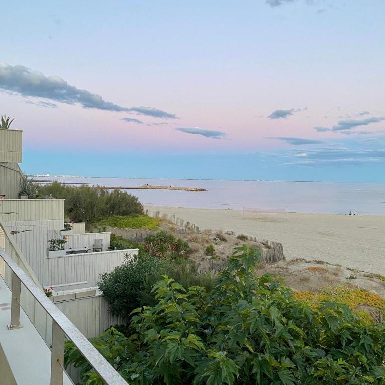Rose des sables- Appartement familial - terrasse - parking- 1ere ligne Mer Carnon - Appartement 2 Chambres - 14