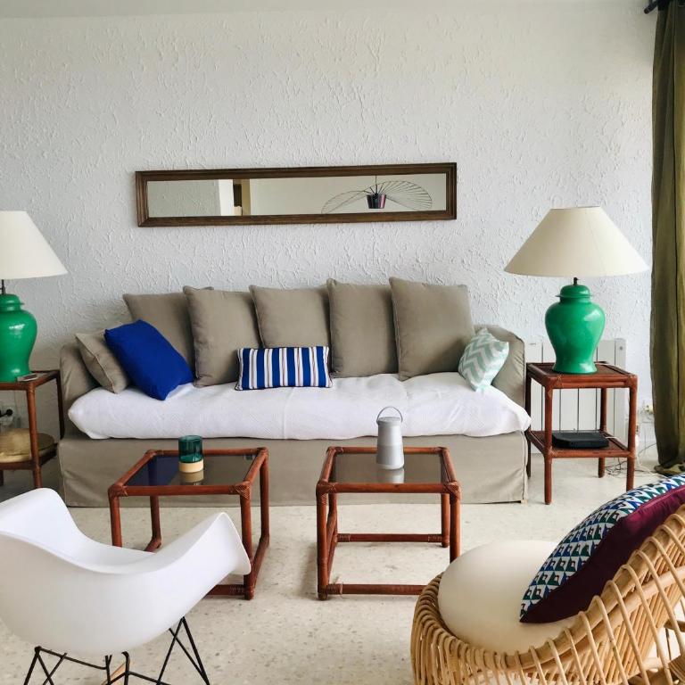 Rose des sables- Appartement familial - terrasse - parking- 1ere ligne Mer Carnon - Appartement 2 Chambres - 5