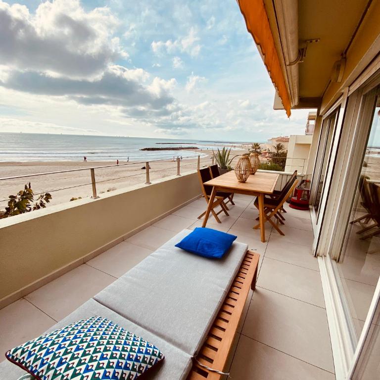 Rose des sables- Appartement familial - terrasse - parking- 1ere ligne Mer Carnon - Appartement 2 Chambres - 2