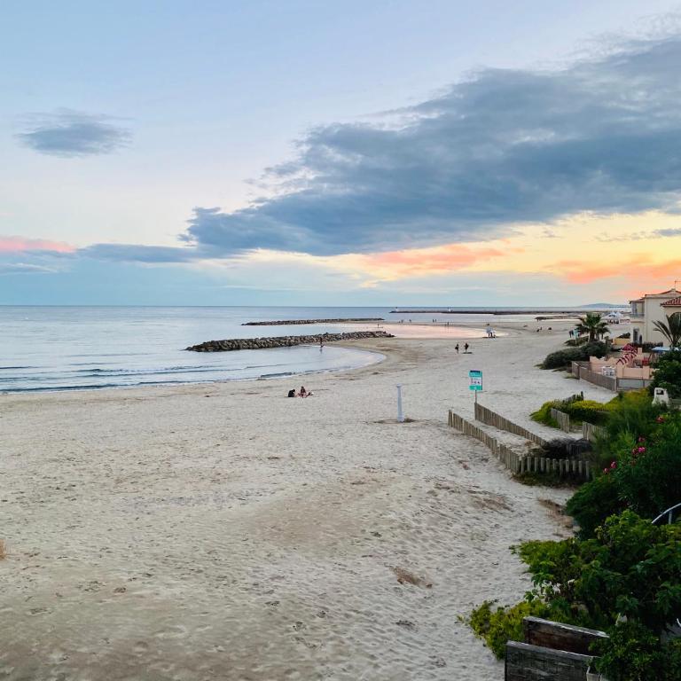Rose des sables- Appartement familial - terrasse - parking- 1ere ligne Mer Carnon - Appartement 2 Chambres - 13