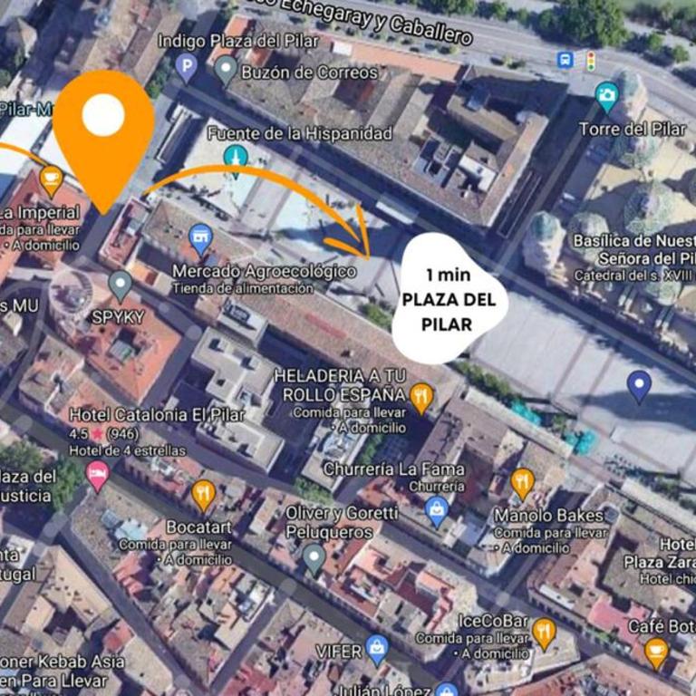 Apartamento Único en Plaza del Pilar - Three-Bedroom Apartment - 40