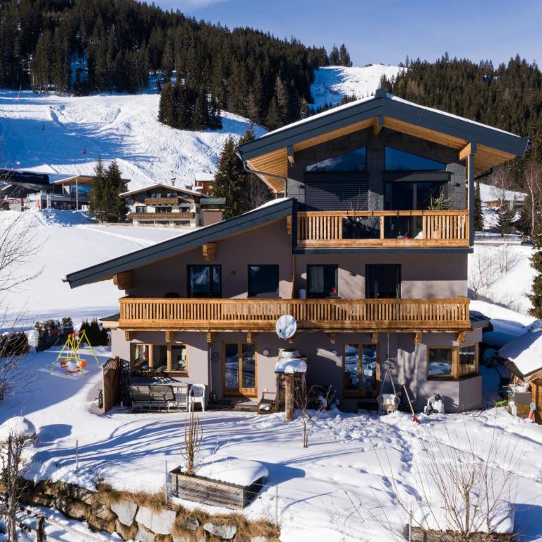 Ski in - Ski out Panoramaferienhaus Breitmoos neben Mittelstation - Haus mit 3 Schlafzimmern - 33