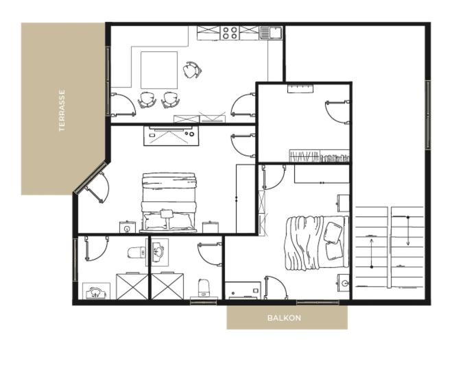 Landhaus Sonnenwiese - Apartment mit 2 Schlafzimmern - 22
