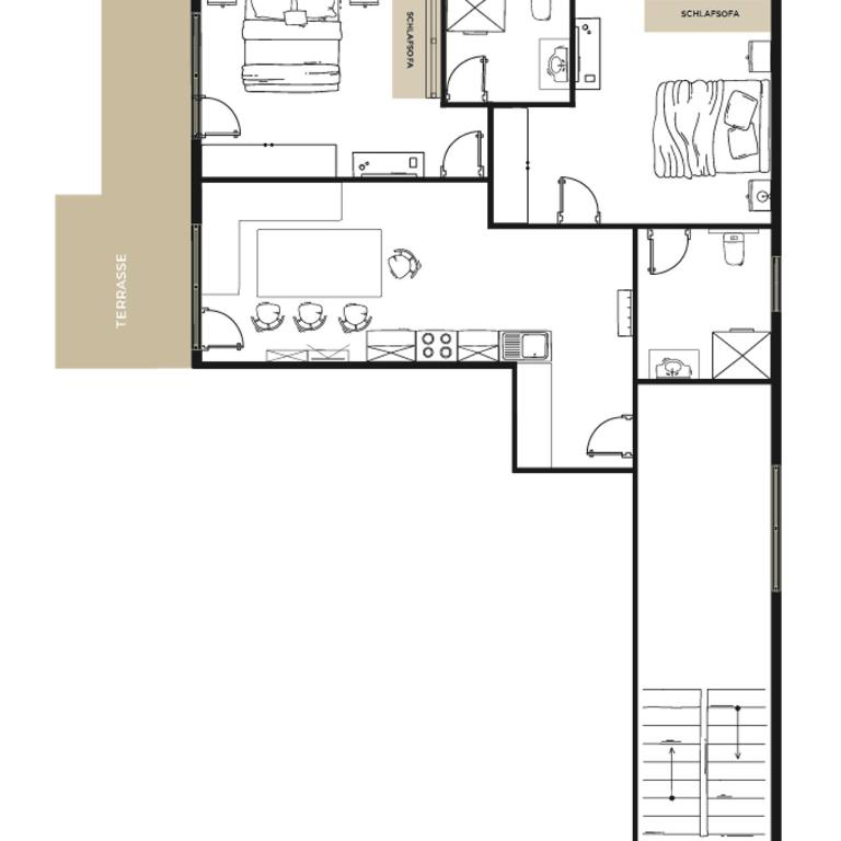 Landhaus Sonnenwiese - Apartment mit 2 Schlafzimmern - 22