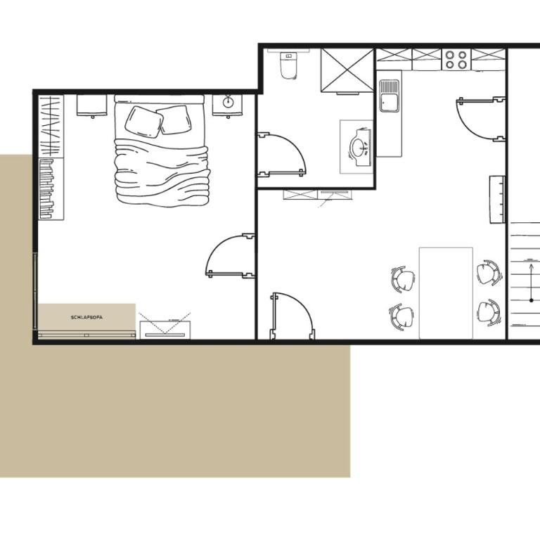Landhaus Sonnenwiese - Apartment mit 1 Schlafzimmer - 15