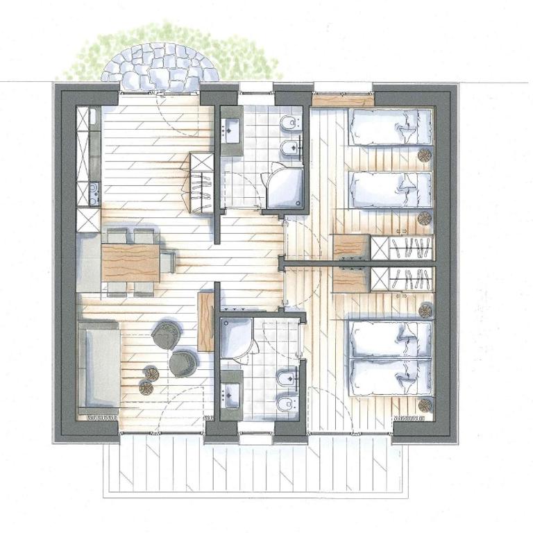 Chalet Rich in Val Badia - Chalet con 2 Camere da Letto - 36