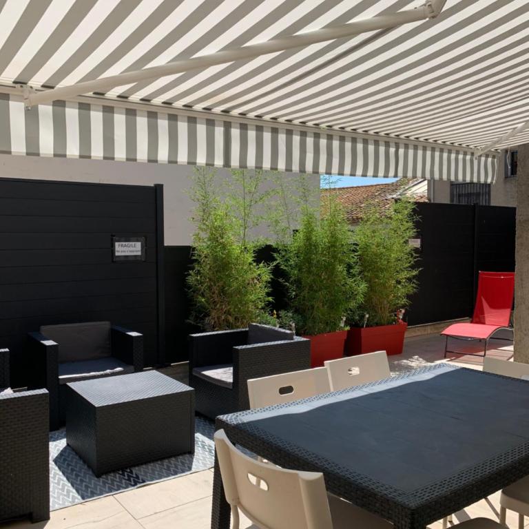 Appartement la corde a linge Gruissan village avec terrasses - Apartment mit Terrasse - 22