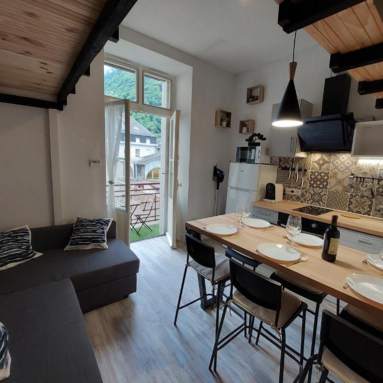 Appartement mezzanine 5 personnes avec balcon vue sur la montagne - Appartement 1 Chambre - 1