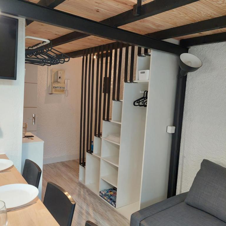 Appartement mezzanine 5 personnes avec balcon vue sur la montagne - Appartement 1 Chambre - 8