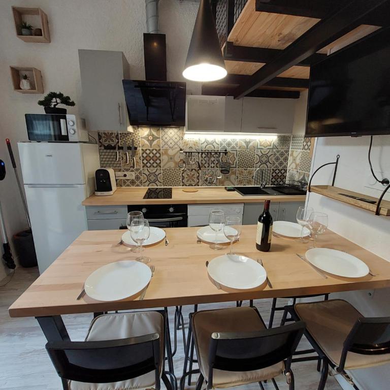 Appartement mezzanine 5 personnes avec balcon vue sur la montagne - Appartement 1 Chambre - 3
