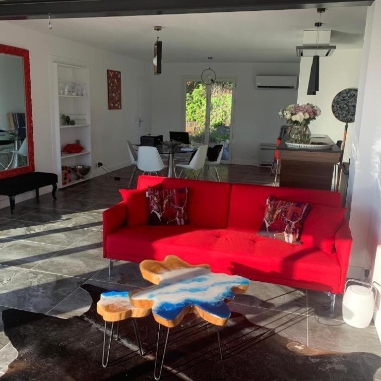 VILLA PERLA SAINT-TROPEZ CAVALAIRE sur MER, 3-5 chambres, vue mer, piscine chauffée avril à octobre - Villa con Vista Mare - 19