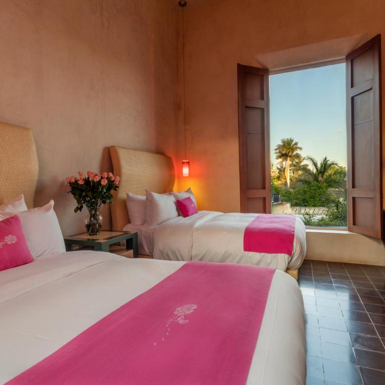 Rosas & Xocolate Boutique Hotel and Spa Merida, a Member of Design Hotels - Deluxe Double Room with Two Double Beds - 5