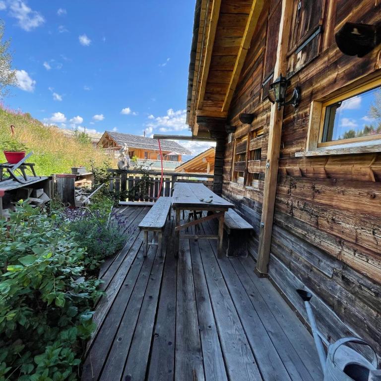 Charmant chalet authentique de montagne Bleusy- Nendaz idéal couple et famille - Apartment mit 2 Schlafzimmern und Bergblick - 5