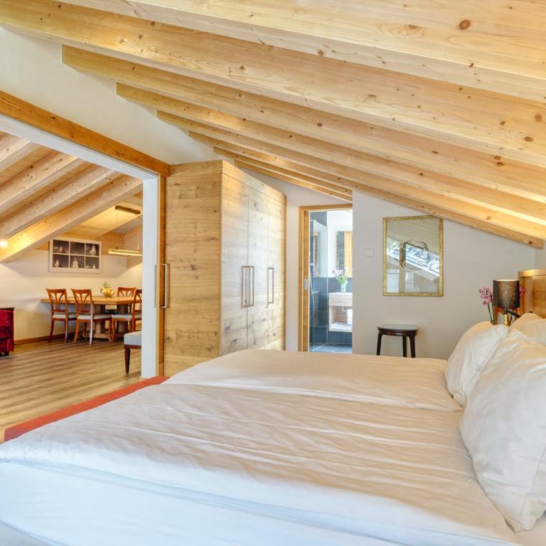 Naco Aparthotel by Arca Spa - Suite im Dachgeschoss mit Blick auf das Matterhorn - 13