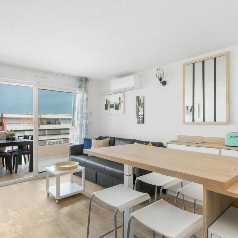 Appartement T3 terrasse vue sur mer, piscine, parking, wifi et clim - Apartment mit 2 Schlafzimmern - 11