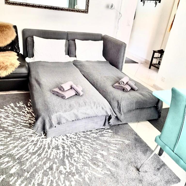 Holiday Apartment Gian - close to the Kongresshaus, the ice hockey stadium, cross-country skiing, the Eau-la-la indoor pool and wellness, large supermarket, 2 bus stops, with an indoor garage and fully equipped - Apartment mit 1 Schlafzimmer - 50