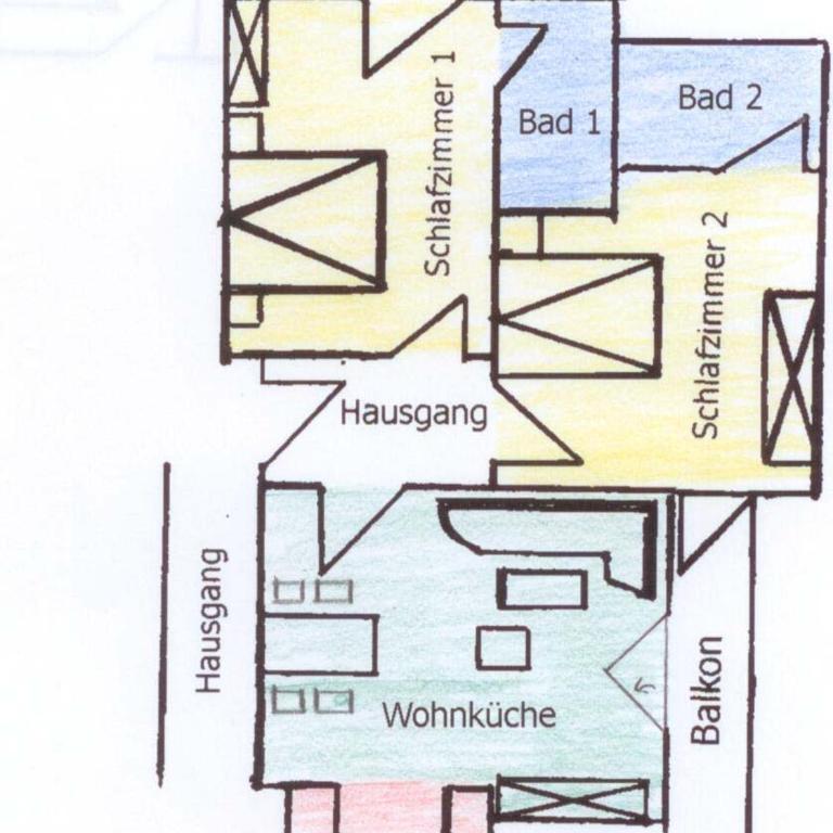 Gästehaus Watzmannblick - Apartment mit Balkon - 7