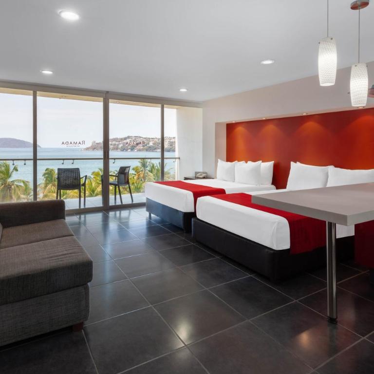 Ramada by Wyndham Acapulco Hotel & Suites - Habitación Doble con 2 camas dobles - No fumadores - 4
