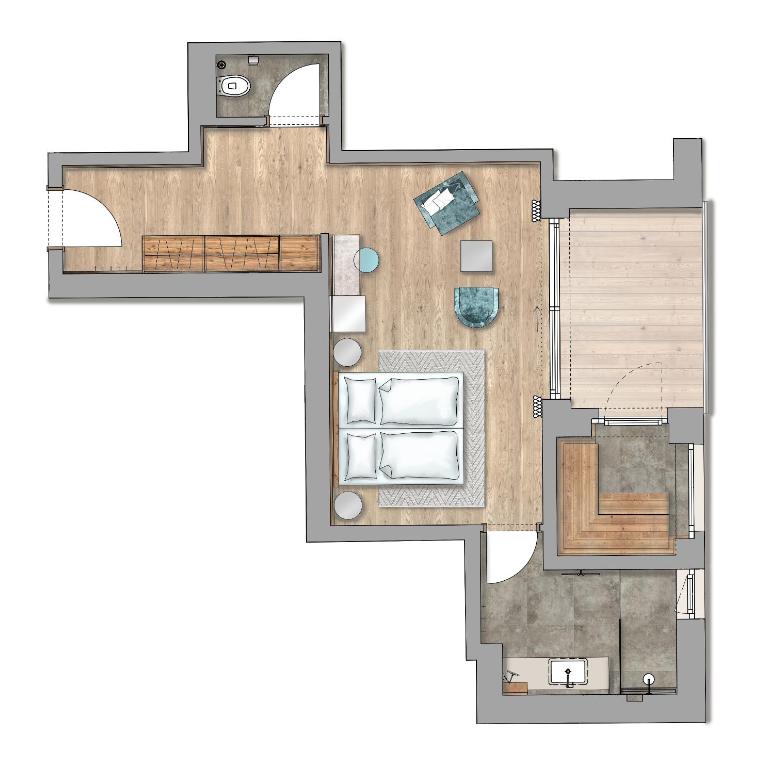 die Aussicht - Suite mit Sauna - 4