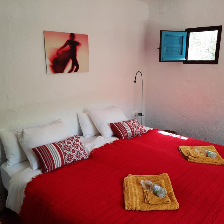 B&B rural El Oasis - Habitación con cama extragrande y vistas a la montaña - 1