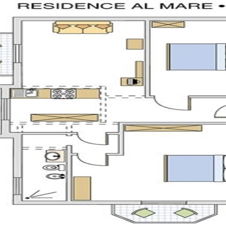 Hotel & Residence Al Mare - Appartamento con 2 Camere da Letto (6 Adulti) - 13