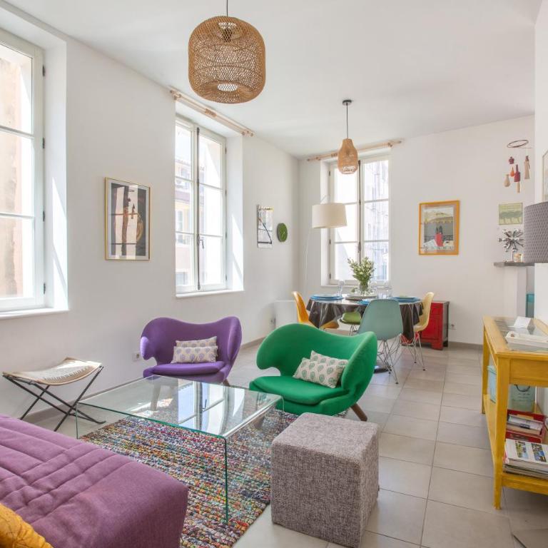 L'Olivier - bel appartement au calme à 2 pas du Vieux Port en bail mobilité - Apartment mit 1 Schlafzimmer - 5