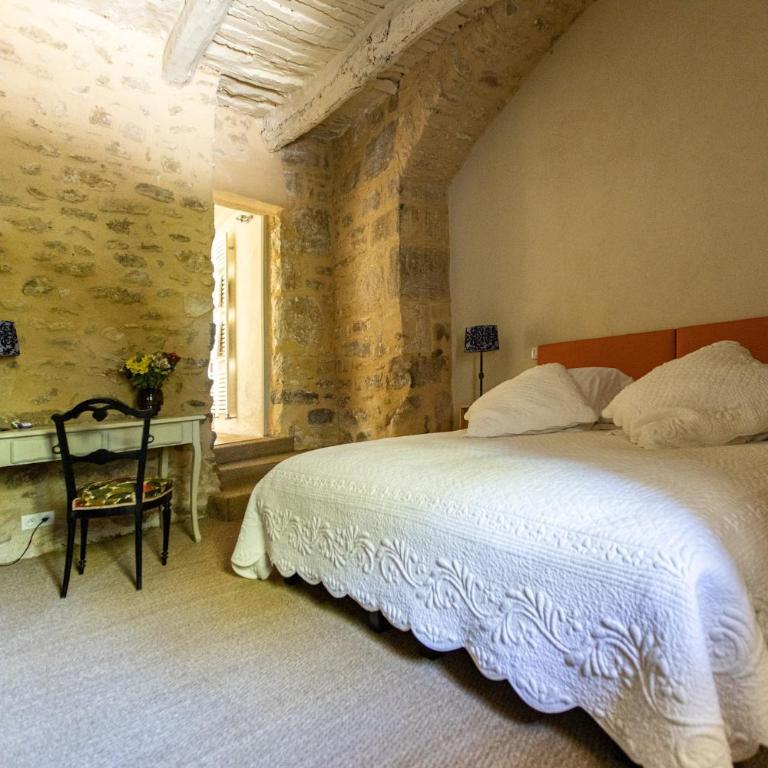 Le Prieuré La Madelène - Chambre Lit King-Size Standard - 12