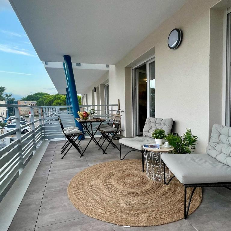 Superbe appartement neuf entre mer et pins Wifi - Apartment mit 1 Schlafzimmer - 12