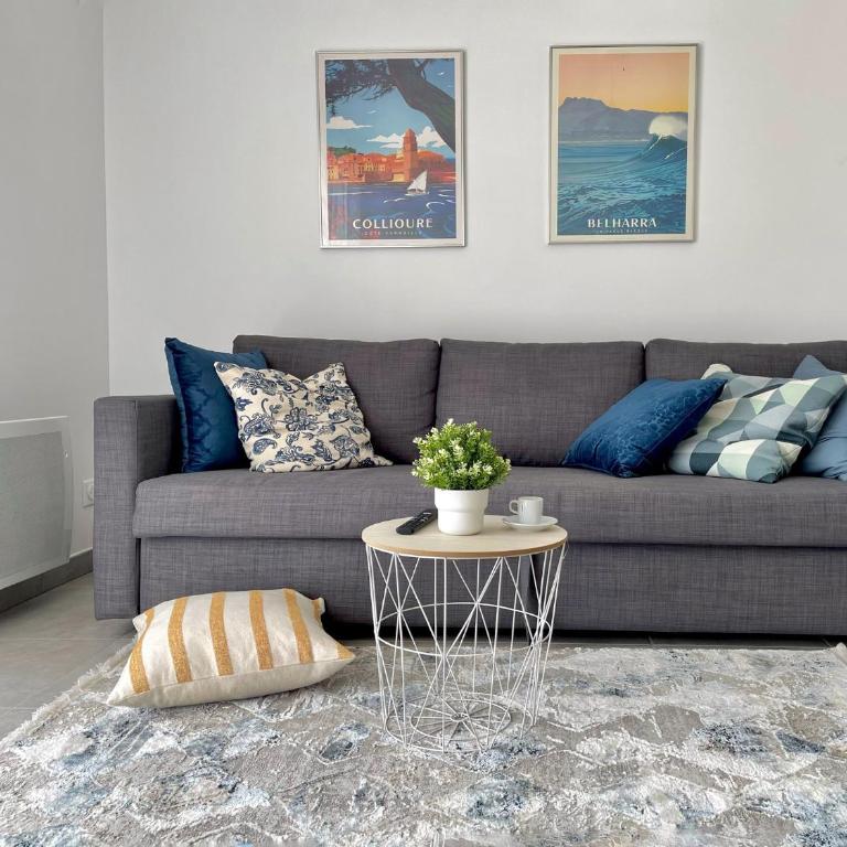 Superbe appartement neuf entre mer et pins Wifi - Apartment mit 1 Schlafzimmer - 13