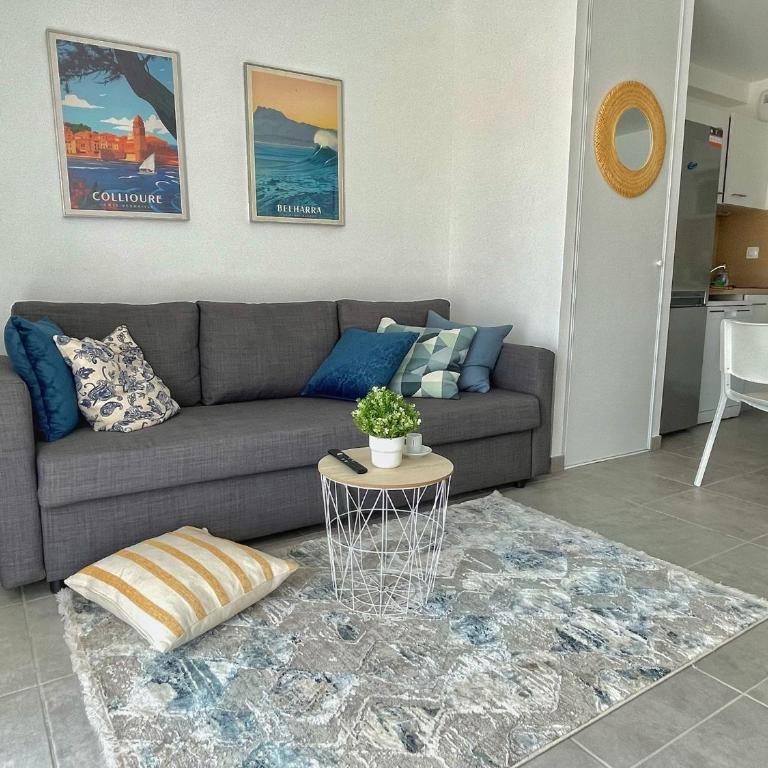 Superbe appartement neuf entre mer et pins Wifi - Apartment mit 1 Schlafzimmer - 16