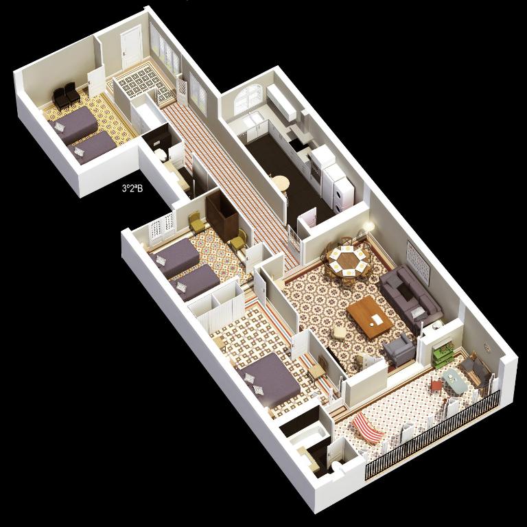 Bcn Paseo De Gracia Rocamora Apartment - Apartamento de 3 dormitorios - Paseo de Gracia, 51 - 3