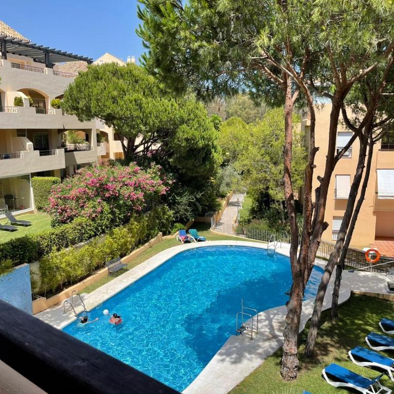 Marbella playa Residencial con piscina - Two-Bedroom Apartment with Terrace - 1