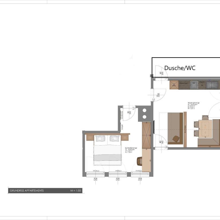 Bauernhof - Appartement beim Zefferer - Doppelzimmer mit Bergblick - 1