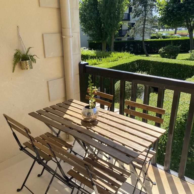 La Fleur Marine Classé 3 étoiles - Accès direct mer Cabourg - Appartamento con Balcone - 12