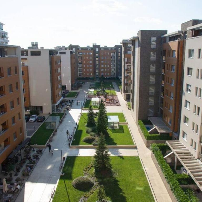A Blok New Modern - Free garage parking, comfortable, quiet with a park view - Studio Apartman - 12