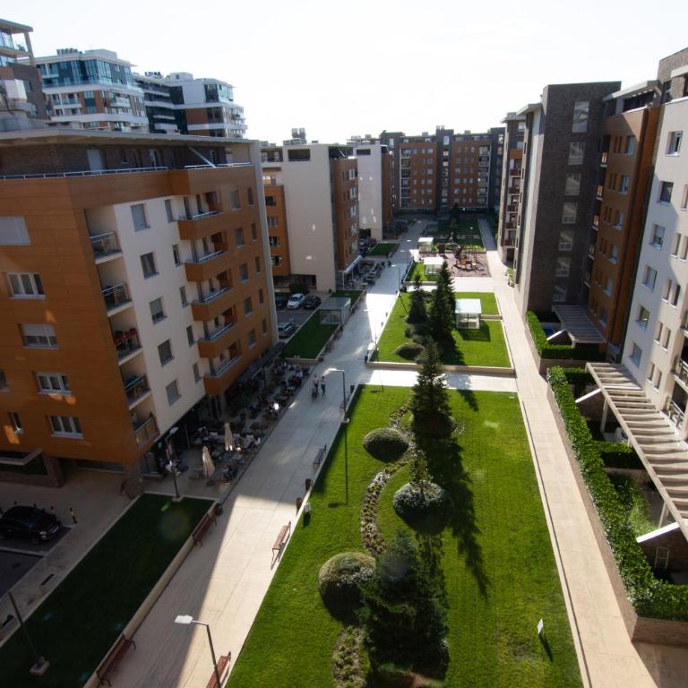 A Blok New Modern - Free garage parking, comfortable, quiet with a park view - Studio Apartman - 9