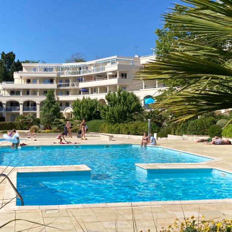 Studio à 300m de la plage, parc, piscine, terrasse - Quadruple Room - 4