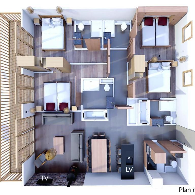 Les Balcons Platinium Val Cenis - Apartment - 7