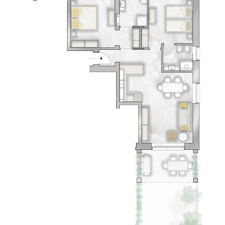 Relais Zenner - Appartamento con 2 Camere da Letto - 7
