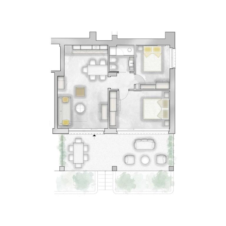 Relais Zenner - Appartamento con 2 Camere da Letto - 8