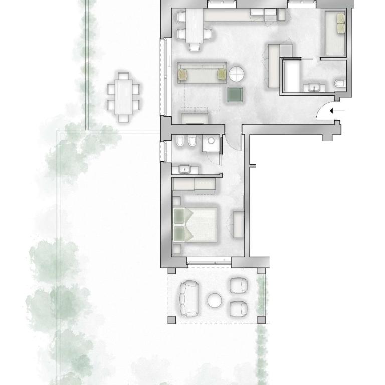 Relais Zenner - Appartamento con 2 Camere da Letto - 6