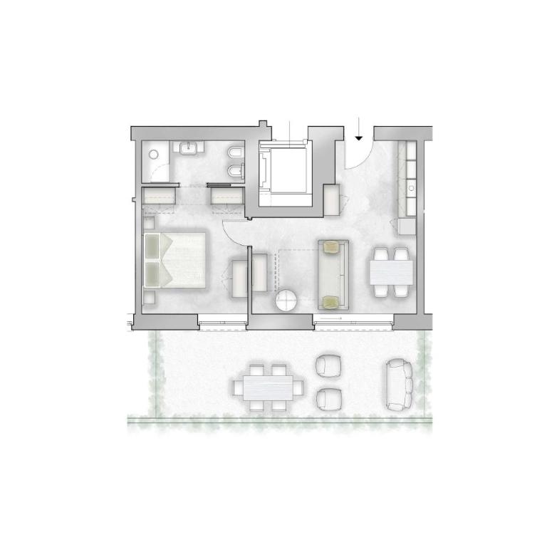Relais Zenner - Appartamento con 1 Camera da Letto - 1