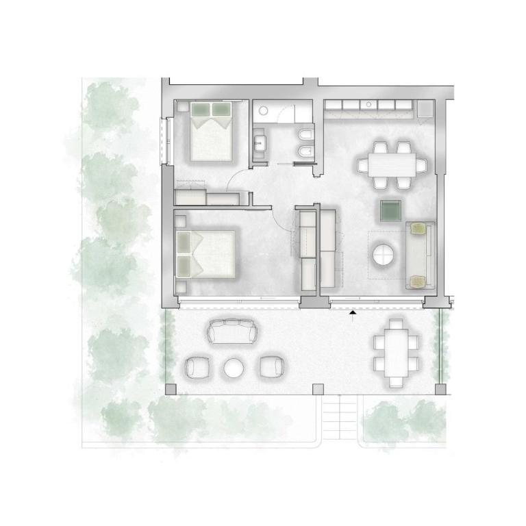 Relais Zenner - Appartamento con 2 Camere da Letto - 6