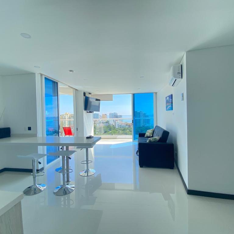 Tom Ocean Club con vista al mar piso 15 bello horizonte santa marta carrera 3 #110-55 bello orizonte santa marta - Apartment with Sea View - 16