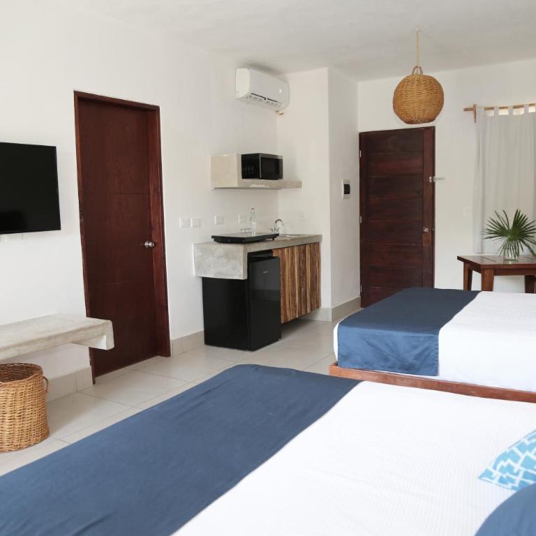 Niik Tulum - Habitación Doble Deluxe - 2 camas dobles - 8
