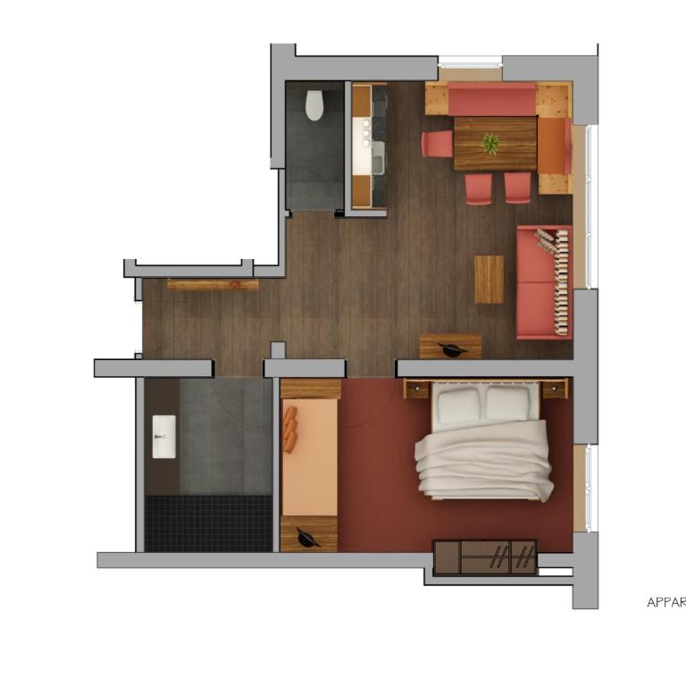 Haus Sonnenterrasse - Apartment mit 1 Schlafzimmer - Top 3 - 2