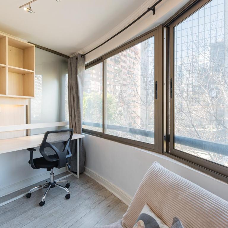 Vitacura Zen 2BR W/ Parking, Wifi, Gym & Mall - Apartamento de 2 dormitorios - 9