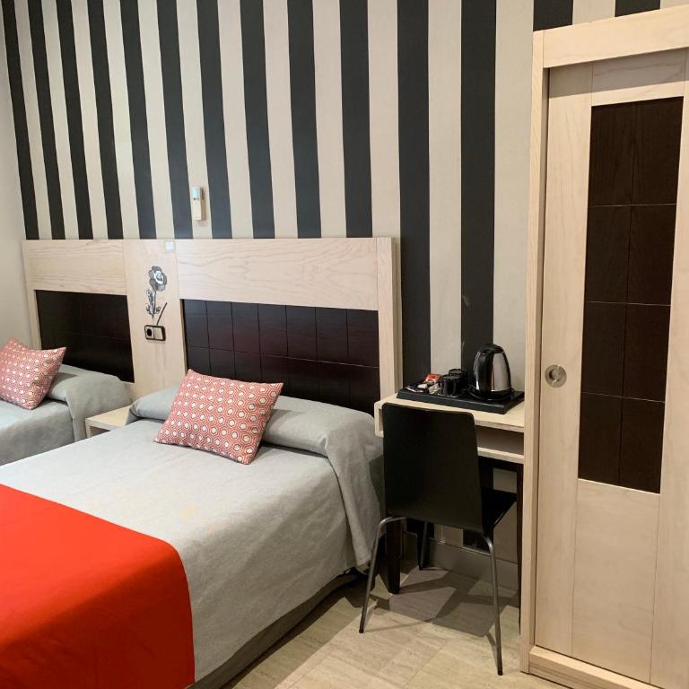 Hostal Castilla I Atocha - Habitación Doble - 2 camas - 24